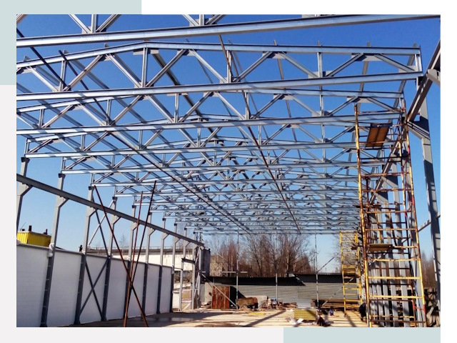 Строительство цехов в Сыктывкар от 619 руб. под ключ