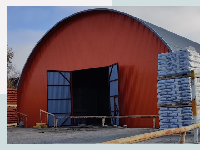 Полукруглые ангары по цене от 619 руб. в Сыктывкар