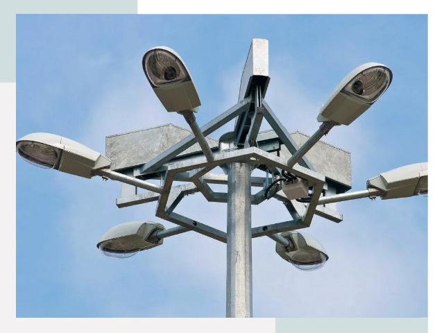 Монтаж осветительных мачт в Сыктывкаре