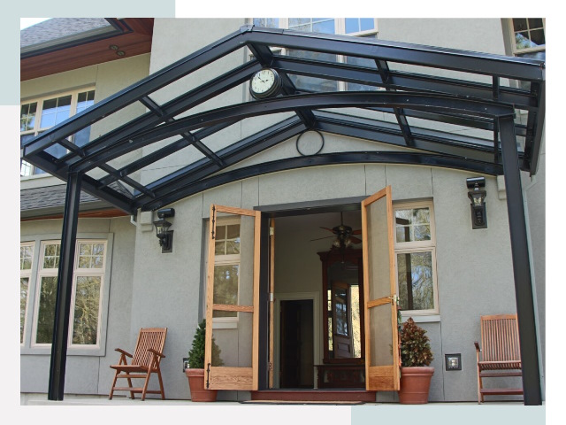 Козырьки металлические в Сыктывкаре