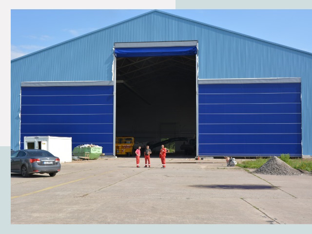 Ангарные ворота в Сыктывкар от СтальСтрой-Скт по цене 619 руб.