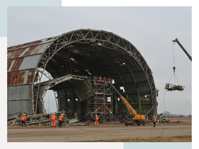 Демонтаж ангаров в Сыктывкаре