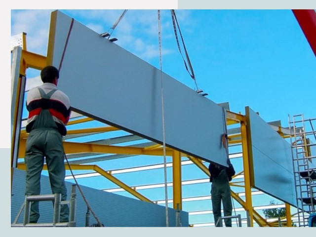 Монтаж сэндвич-панелей в Сыктывкаре от 619 руб.