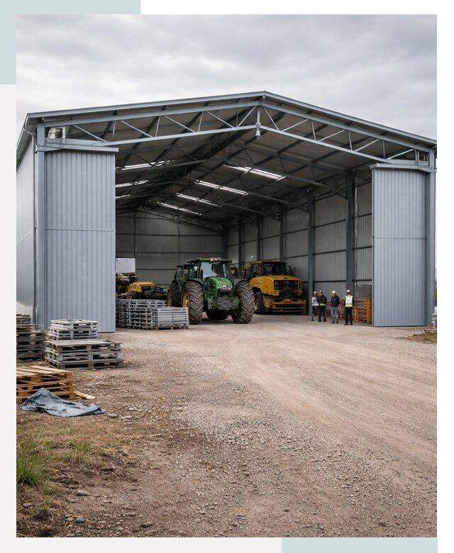 Ангары для сельхозтехники в Сыктывкаре от 20622 р. | СтальСтрой-Скт