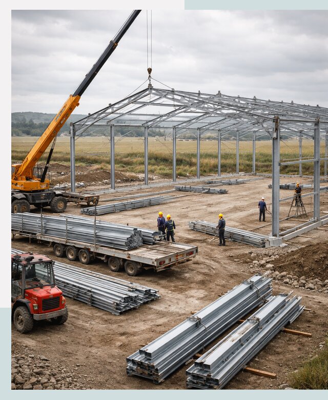 Строительство ангаров для сельхозтехники в Сыктывкаре под ключ