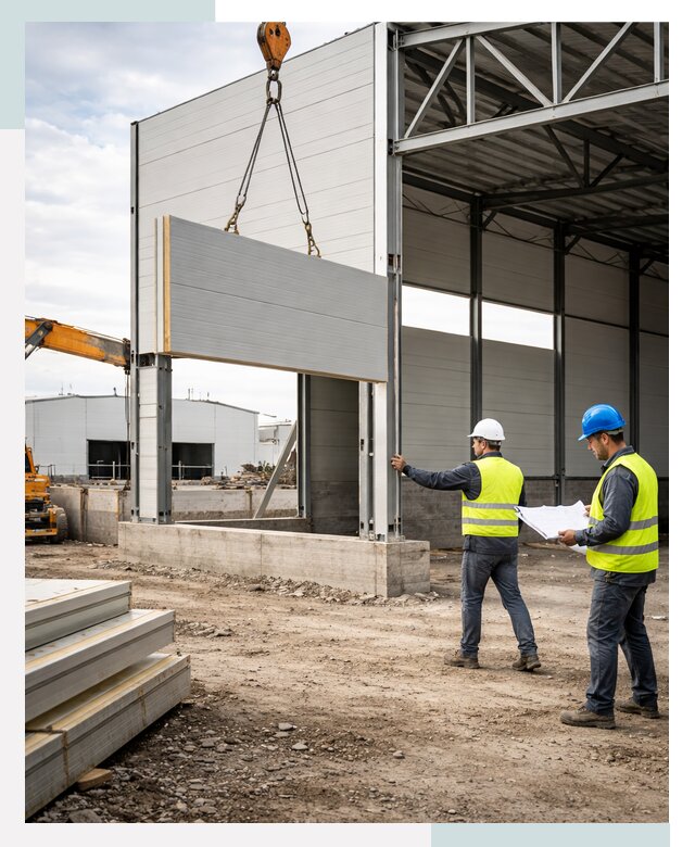 Склад из сэндвич панелей под ключ в Сыктывкаре от 9795 р. | СтальСтрой-Скт