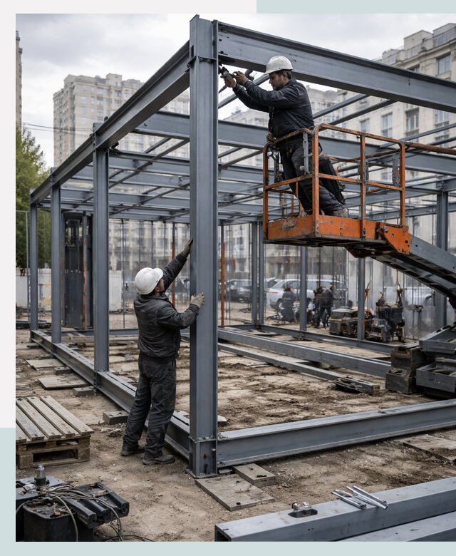 Строительство и монтаж торговых павильонов под ключ в Сыктывкаре