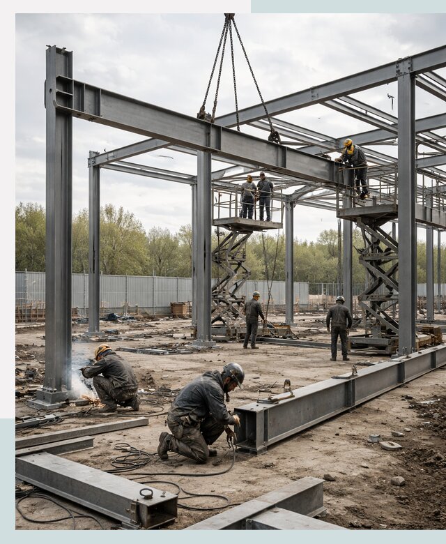 Строительство выставочных павильонов из металлоконструкций в Сыктывкаре