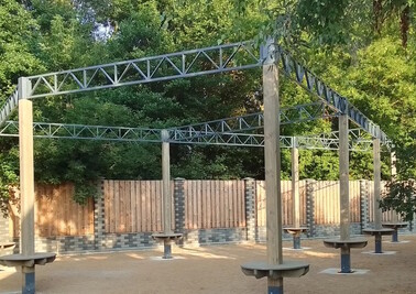 Терраса из металлоконструкций под ключ, проектирование, изготовление и монтаж от СтальСтрой-Скт